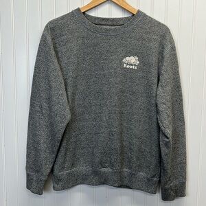 Roots Organic Cooper BF‎ Crew Sweatshirt Sz S